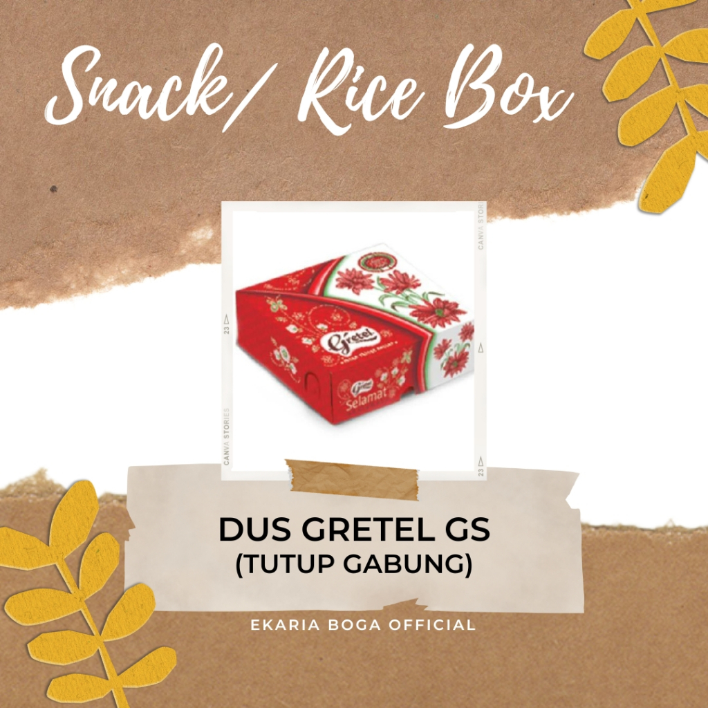 SNACK BOX | RICE BOX | DUS NASI | DUS SNACK | GRETEL | DUS GRETEL