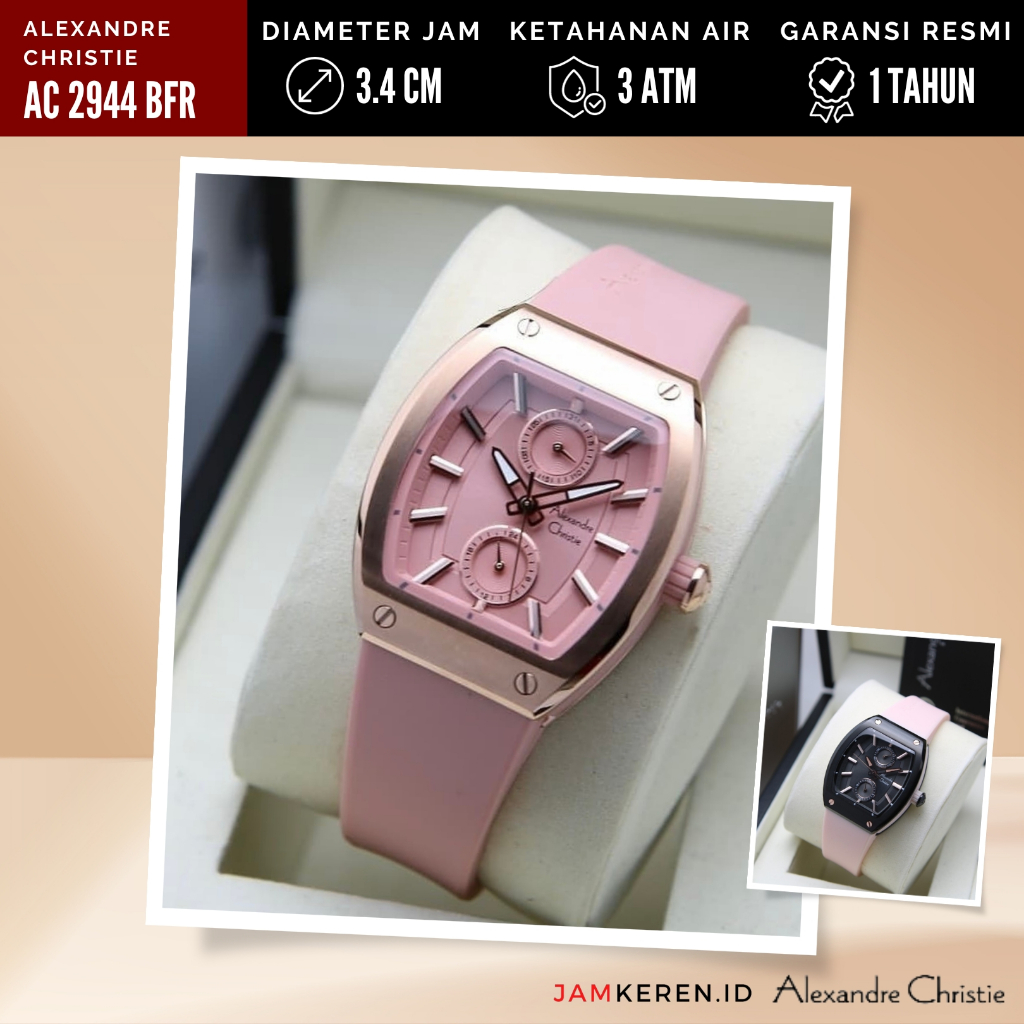 Jam Tangan Wanita Alexandre Christie 2944 AC2944 AC 2944 BF Original