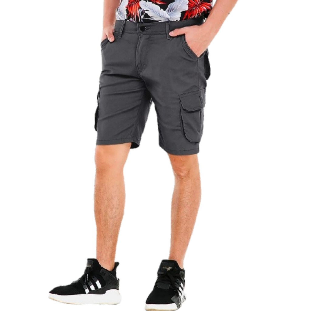 celana pendek cargo premium pria model terpopuler/bahan katun twill strecth elastis terbaru/cargo pa
