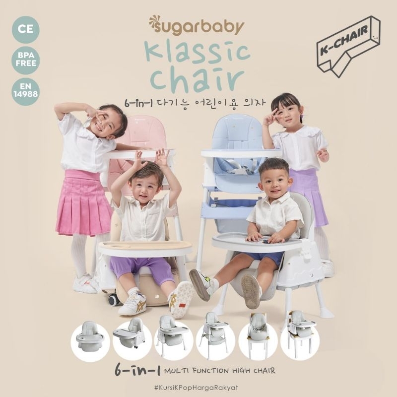 Sugarbaby Klassic Chair 6in1