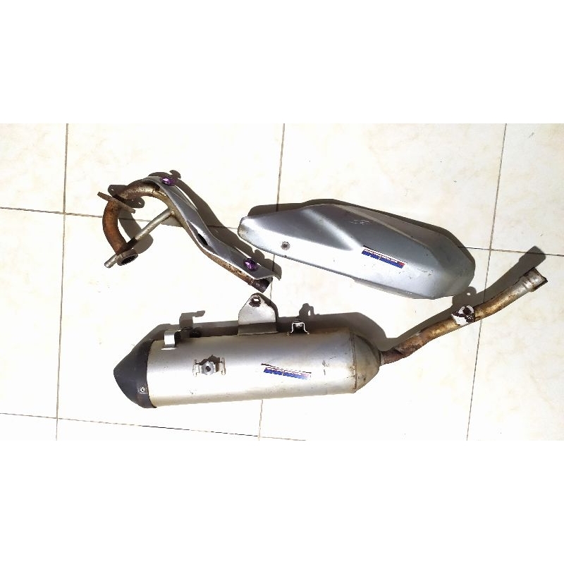 knalpot klx150 knalpot klx bf original copotan knalpot klx