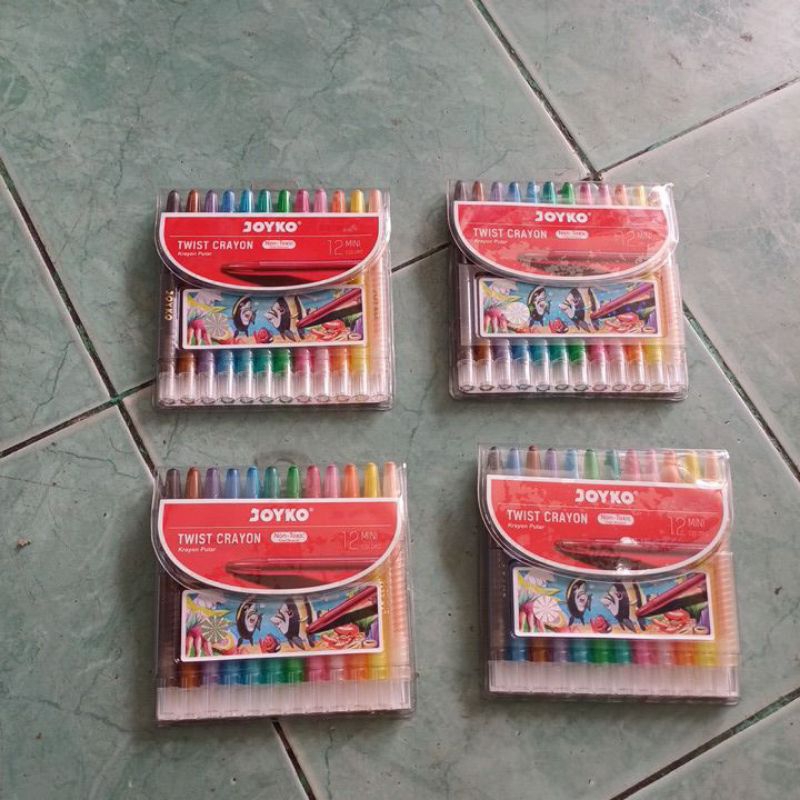 

JOYKO TWIST CRAYON /KRAYON MINYAK ISI 12 W [PENDEK]