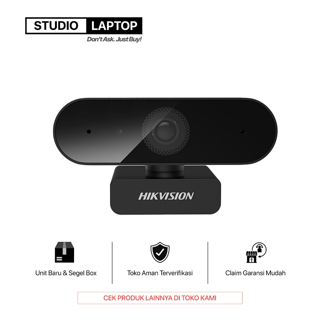 HIKVISION DS-U02 WEBCAM HIKVISION 2MP MIC WEBCAM GARANSI RESMI