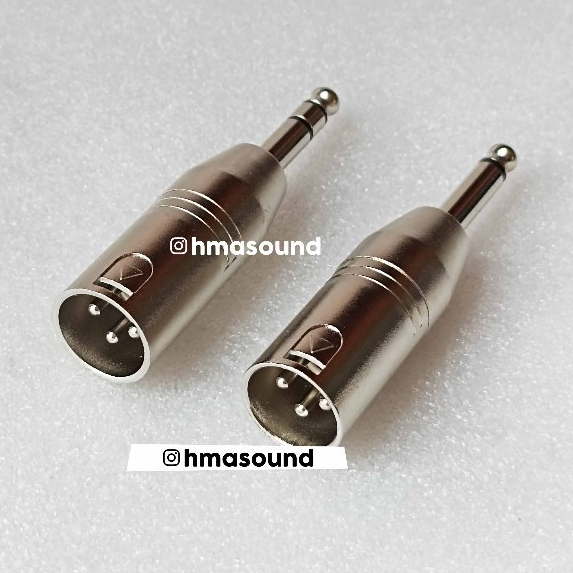 Adapter Konverter XLR Canon Male to Akai Mono & Stereo