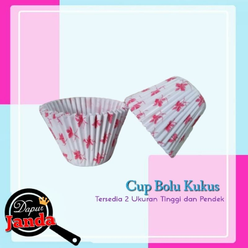 Kertas Bolu Kukus isi 50pcs Paper Cup Bolu kukus