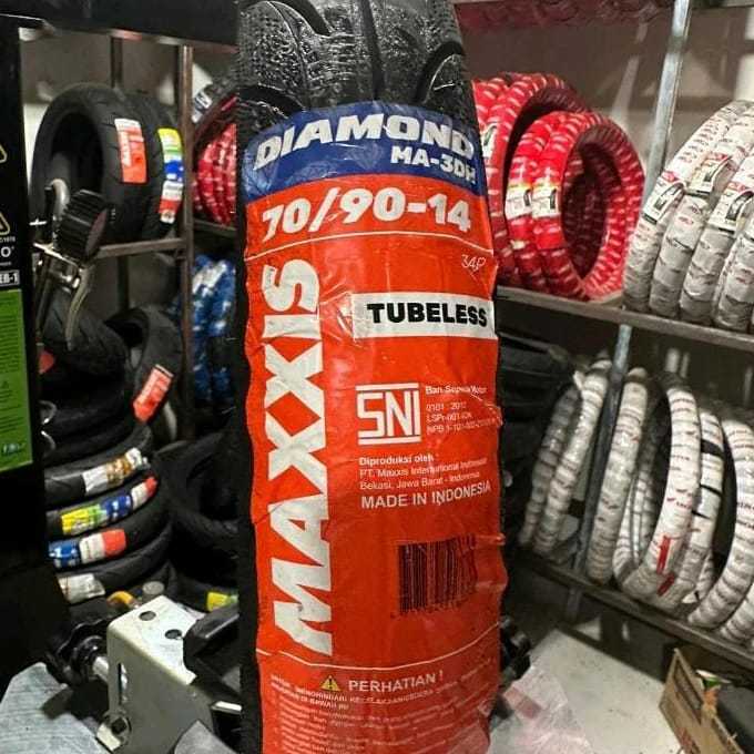 BAN MAXXIS DIAMOND 70/90-14 TUBELESS