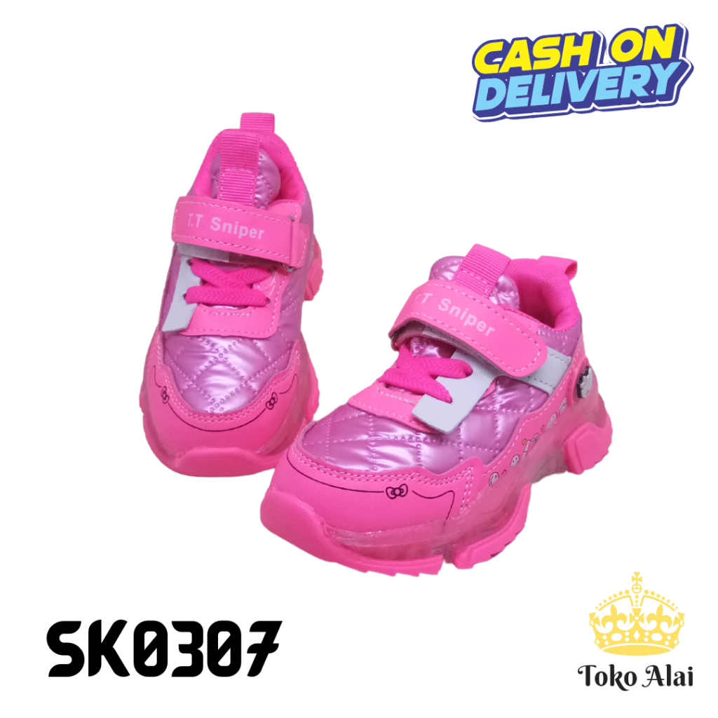SEPATU / SEPATU ANAK / SEPATU MURAH / SEPATU SEKOLAH TK TT SNIPER T205-1 SK0307