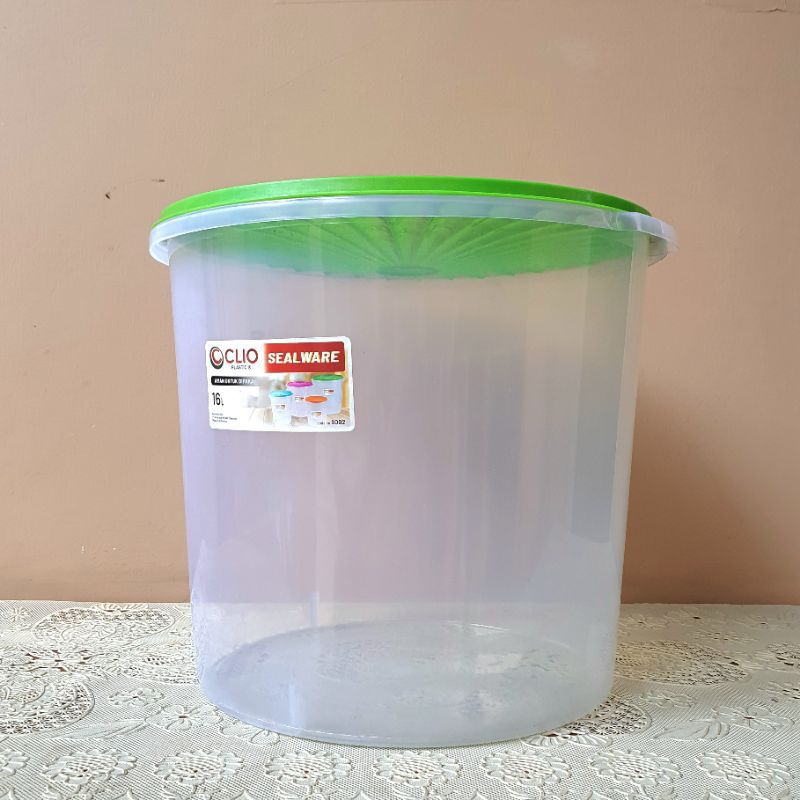 Toples Clio Sealware Toples Plastik 10 Liter - 16 Liter Toples Kerupuk