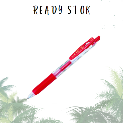 

PULPEN / BOLPOIN / BALLPEN / GEL PEN ZEBRA SARASA CLIP RED ( PCS )