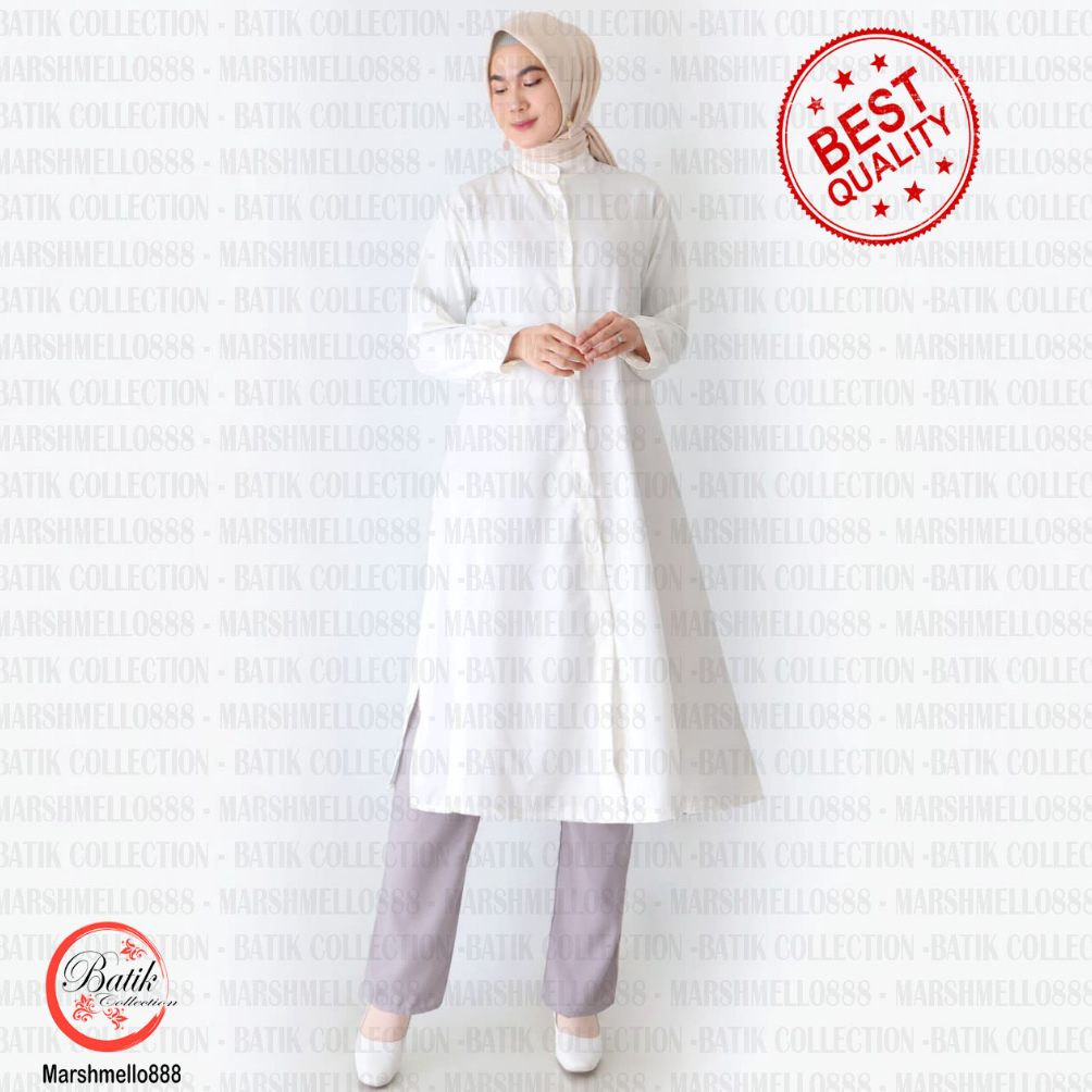 LONG TUNIK POLOSAN WANITA BUSUI MOSECRAPE 800 [KODE O7J8]