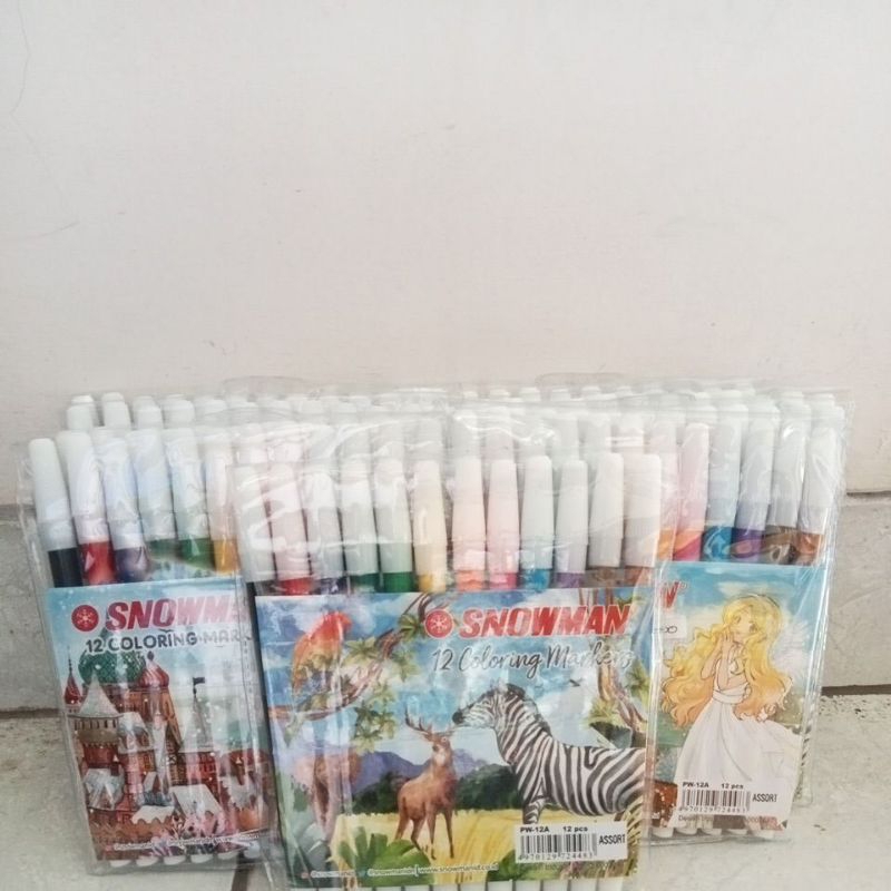 

spidol warna merk snowman