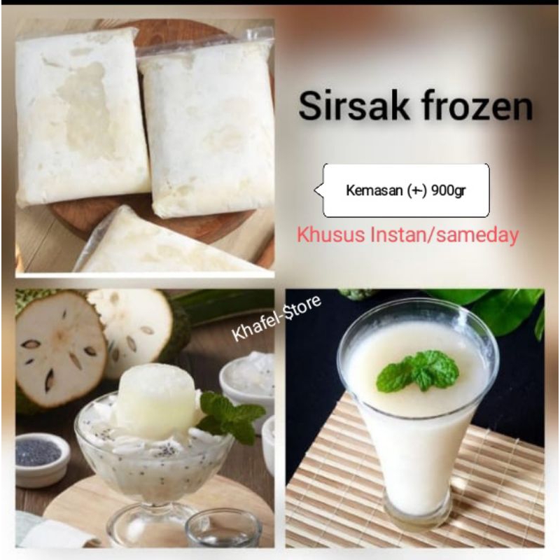 

Sirsak Frozen ( +- ) 900gr