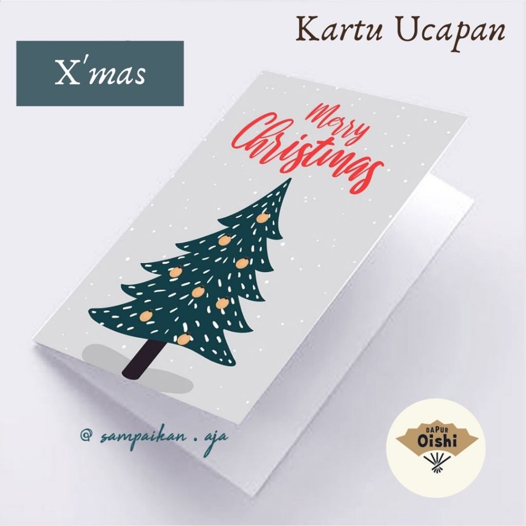 

Additional Card for Hampers | Kartu Ucapan Xmas Natal Birthday Wedding Graduation CNY