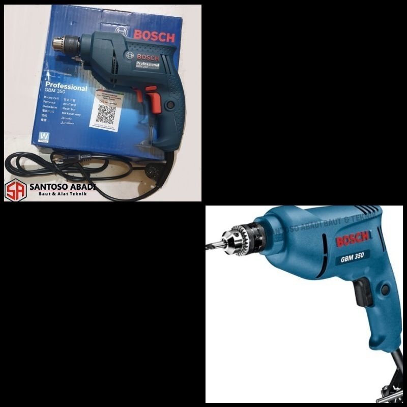 MESIN BOR LISTRIK 10mm GBM 350 BOSCH