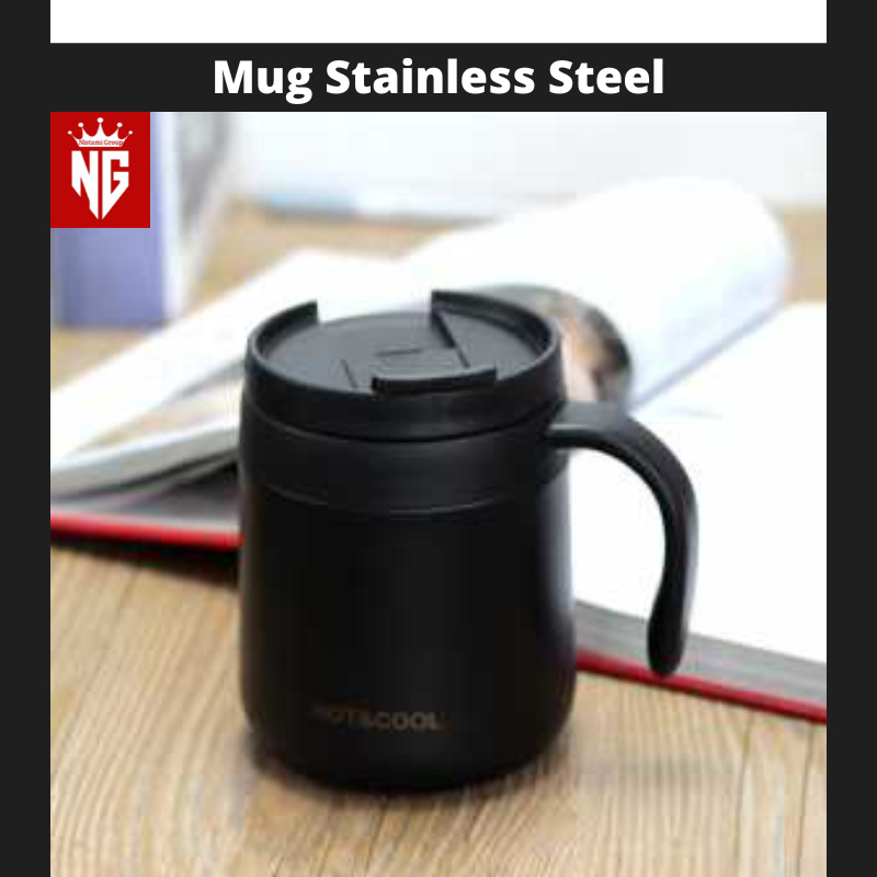 Mug Cangkir Gelas Wadah Tempat Botol Kopi Susu Air Minum Tumblr Tumbler Gemoy Anak Sekolah Dewasa Mu