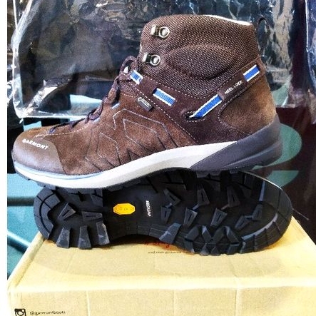 Garmont SANTIAGO GTX Hiking Brown Blue sepatu gunung