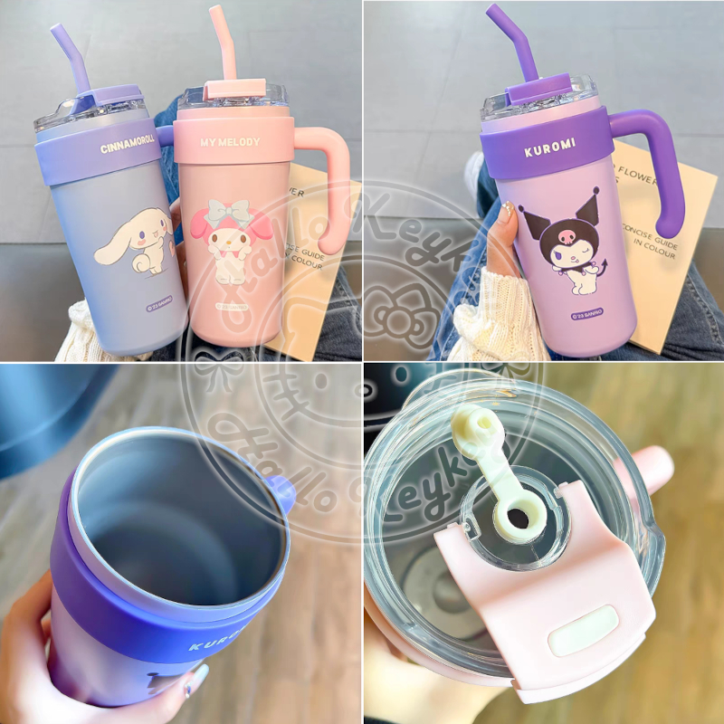 gelas tumbler stainless SUS 316 sedotan melody kuromi cinnamoroll original sanr**