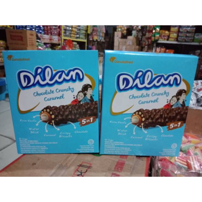 

dilan Chocolat cruncy caramel isi 12 Dilan