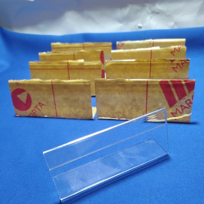 

PRICE TAG/PRICE HOLDER AKRILIK 10cm x 4 cm