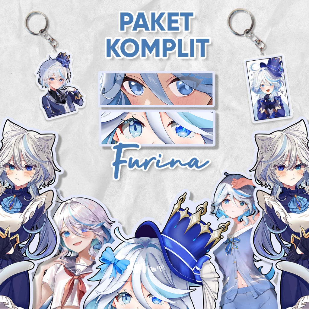 

Paket Komplit Furina Genshin Impact / Stiker waterproof
