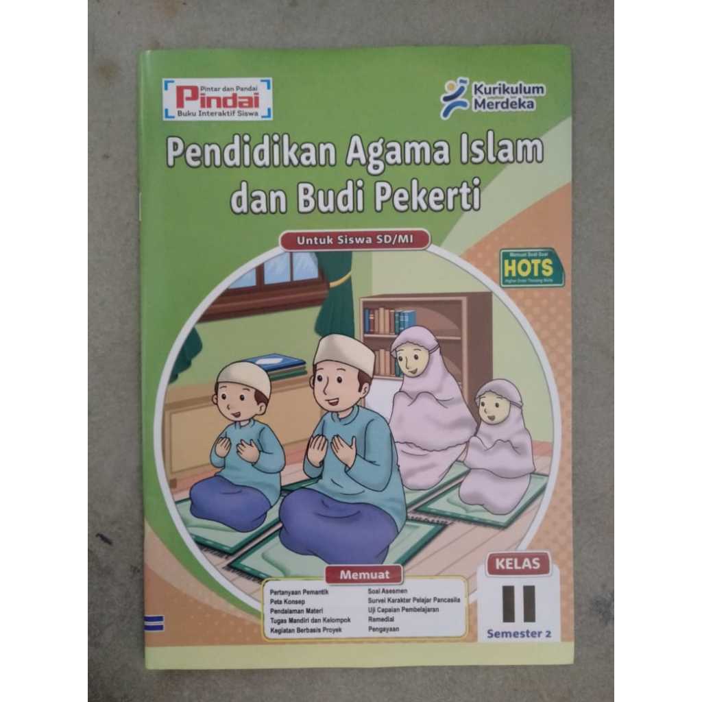 Buku LKS Pindai Kurikulum Merdeka Agama Islam untuk Kelas 2 SD/Mi Semester-2 (Cetakan Terbaru November 2023)