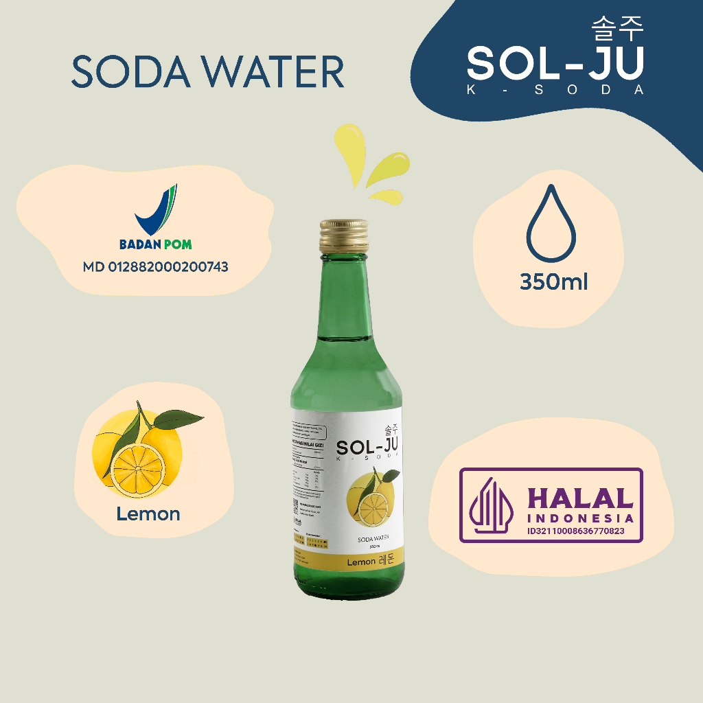 

SOLJU HALAL LEMON SODA KOREA