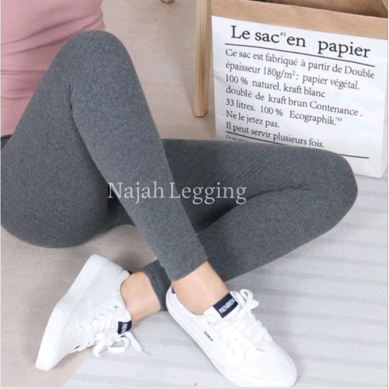 Celana Legging Panjang Wanita - Legging Wanita Dewasa Panjang - Legging Kaos Wanita Tebal - Legging 