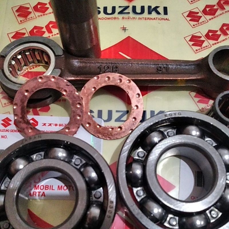 Stang Seher komplit RGR + Bearing 12B ori SGP Indomobil