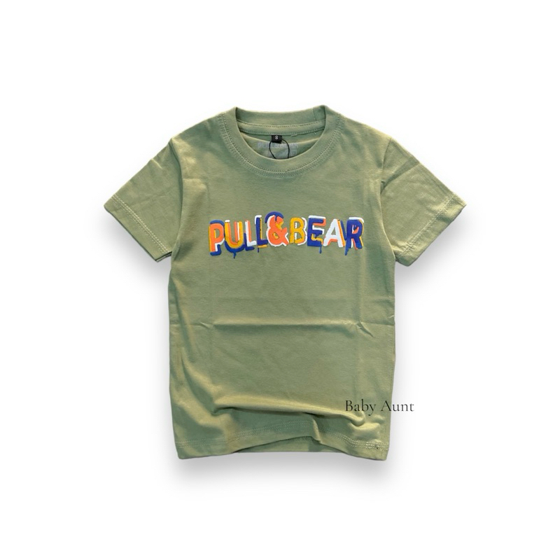 BAJU KAOS ANAK PULL AND BEAR DISTRO PREMIUM / TSHIRT ANAK / KAOS ANAK 1-12 Th / KAOS ANAK TERBARU / 