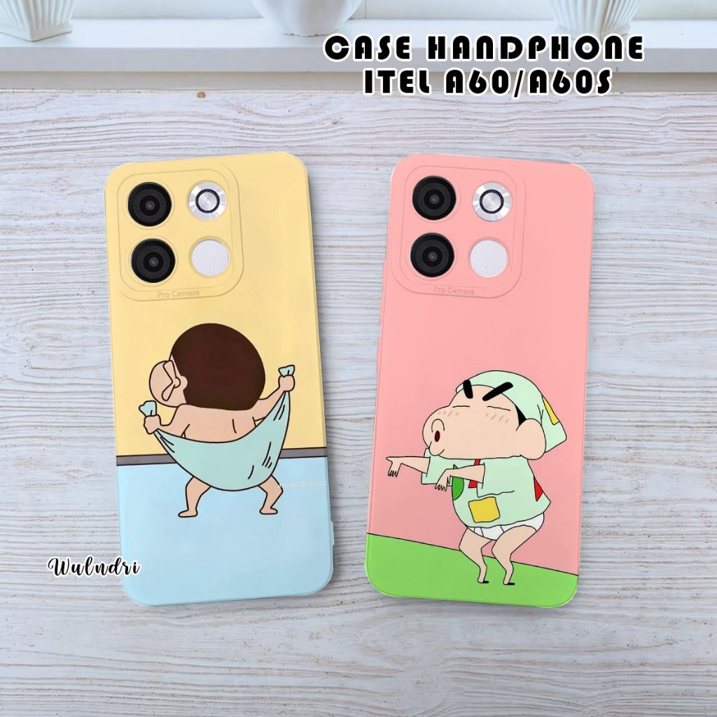 CASE SINCAN TIPE HP ITEL A60 A60S  TERBARU  / SOFTCASE PELINDUNG KAMERA (N193)