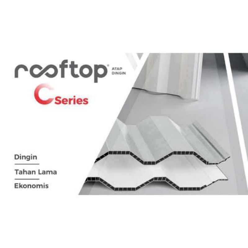 ATAP DINGIN UPVC ROOFTOP TIPE C-SERIES