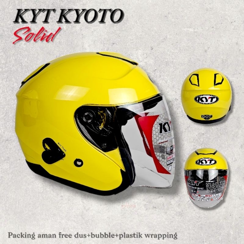HELM KYT KYOTO LEMON ORIGINAL | HELM KYOTO HALF FACE