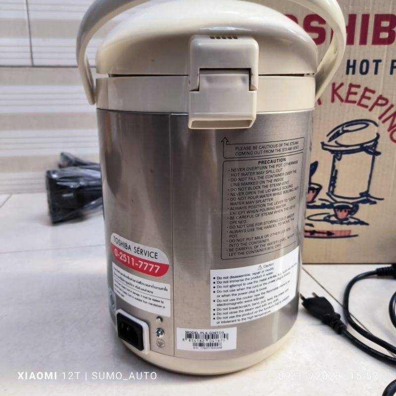 BEKAS TERMOS ELEKTRIK TOSHIBA THAILAND 2.6L