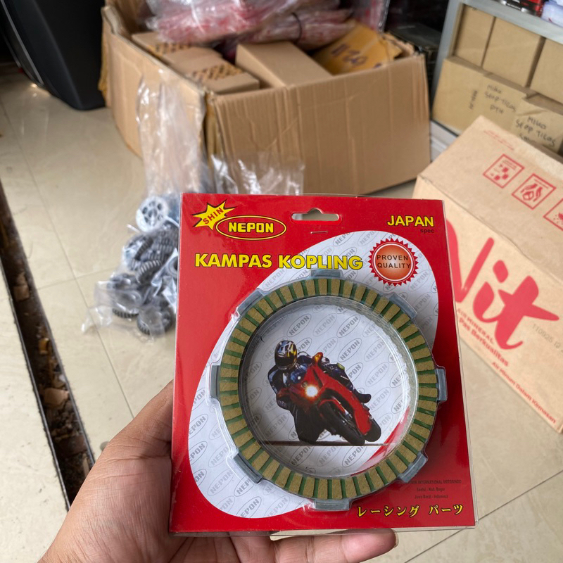 Kampas Kopling Gl 100 nepon bisa untuk Tiger Megapro GL KLX VIXION NEW CB Nepon JAPAN kampas kopling