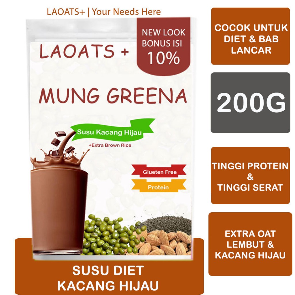 

Kacang Hijau Organik Milk Laoats (200G)