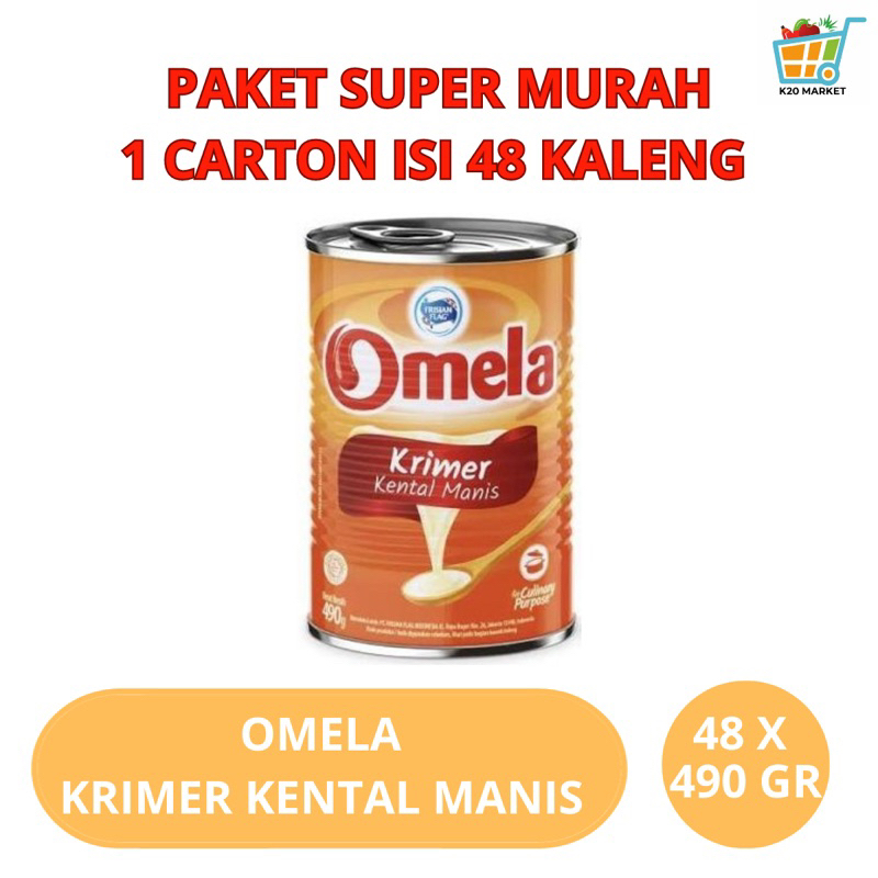 

Omela Krimer Kental Manis isi 48 x 490 Gram