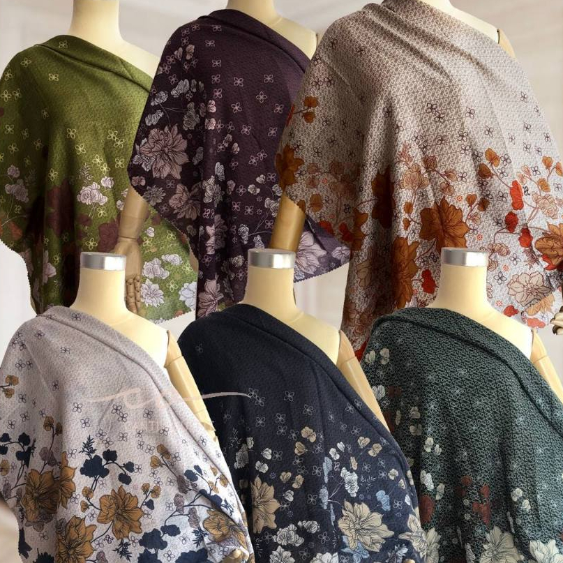 HanaVeil Hijab Voal Paris Premium Motif Inaya