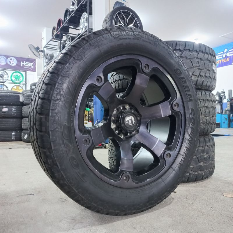 VELG FUEL RING 20X9 PCD 6X139.7 + BAN TOYO OPEN COUNTRY AT 285/50 R20