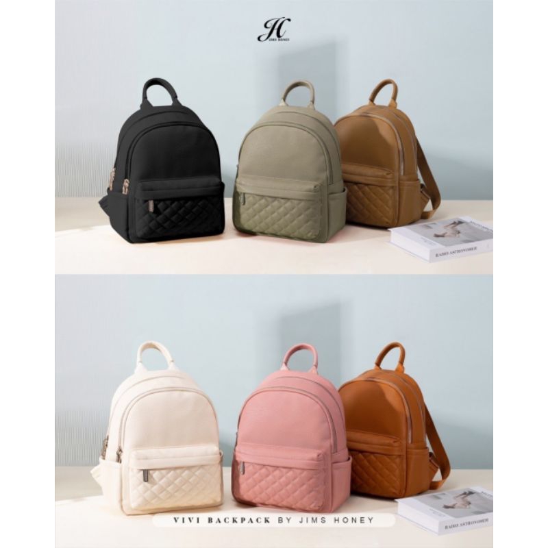 Vivi Backpack Jim Honey Tas  Ransel Wanita Jim Honey Original