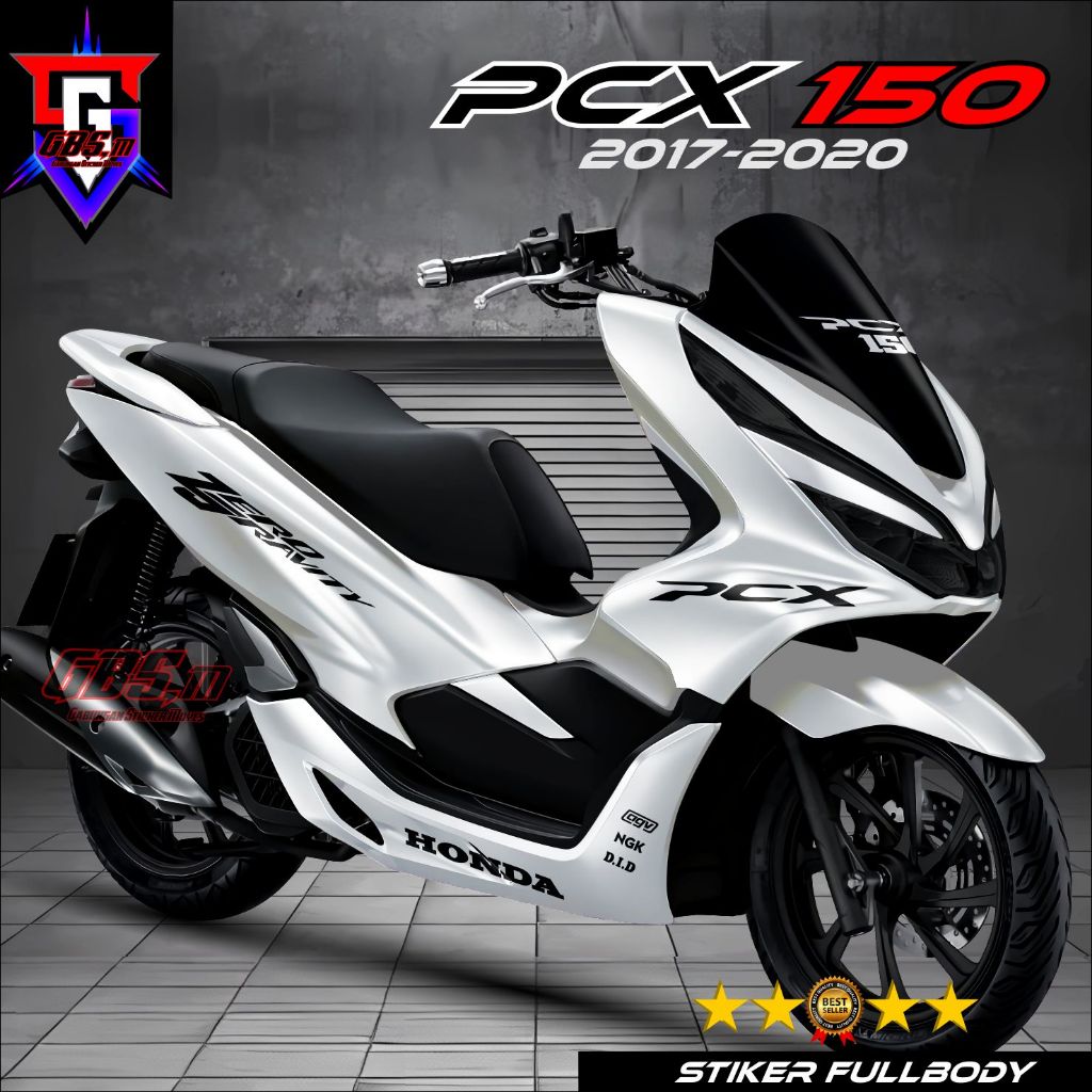 Decal Honda PCX 150 Fullbody Sticker Dekal Motor PCX 150 Fullbody Polossan