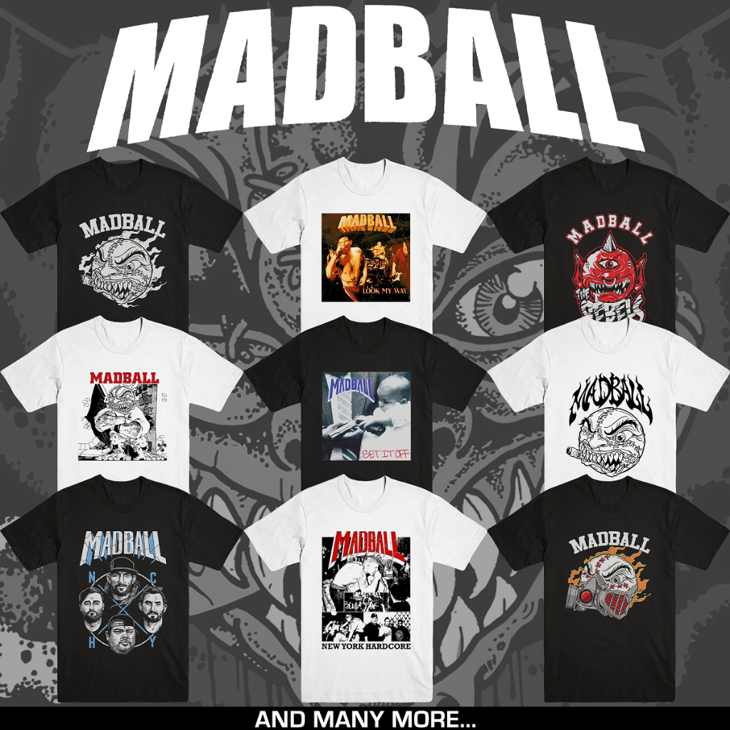 MADBALL | T-SHIRT BAND | HARDCORE | MERCHANDISE