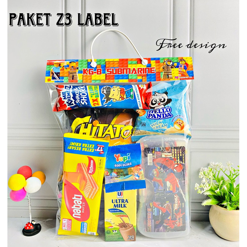 

Paket snack ulang tahun anak/ goodiebag / hampers / souvenir ulang tahun anak