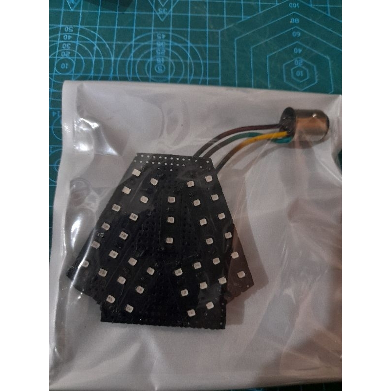 Lampu LED rem Runing/stoplamp running  beat karbu 8 mode