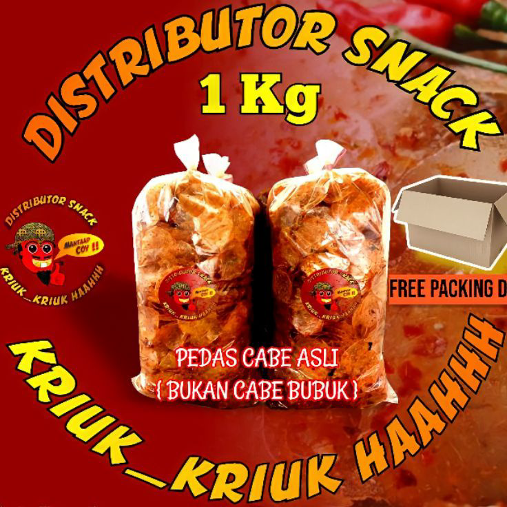 

9.9 BRANDS FESTIVAL KERIPIK KACA 1Kg/ Kripik kaca 1 kg / kripca / kripik kaca pedas daun jeruk