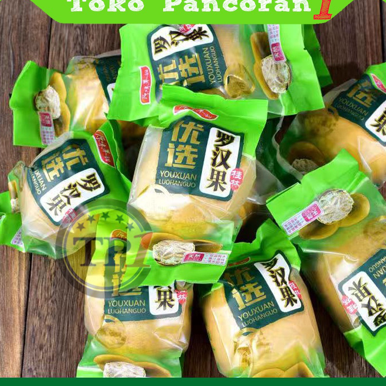 

TERMURAH buah Lohankuo /monk fruit / luo han kuo untuk panas dalam/Luohankuo Bulat Biji