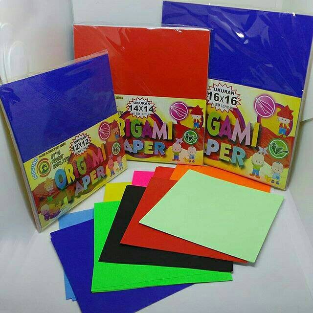 

KERTAS ORIGAMI 16 X 16CM / KERTAS LIPAT WARNA