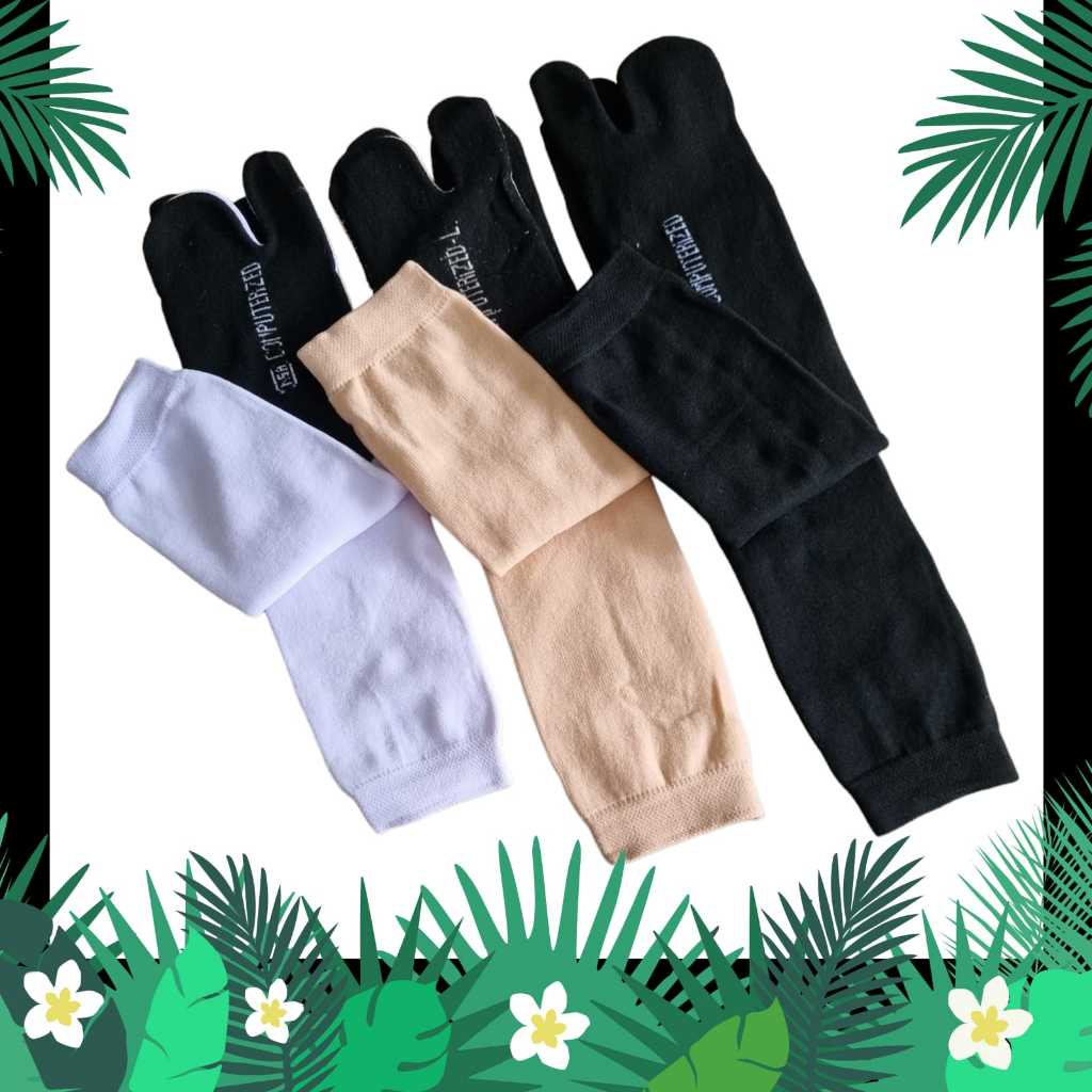 Kaos Kaki Jempol Tapak Hitam Polos