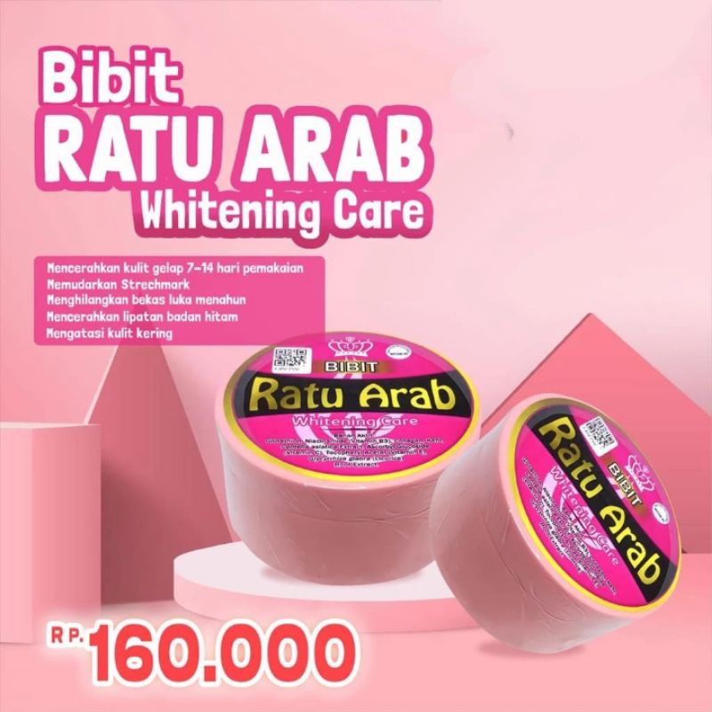 BIBIT RATU ARAB ORIGINAL 100% BPOM | HB WHITENING BPOM | BIBIT RATU ARAB BPOM LOTION PEMUTIH | BIBIT