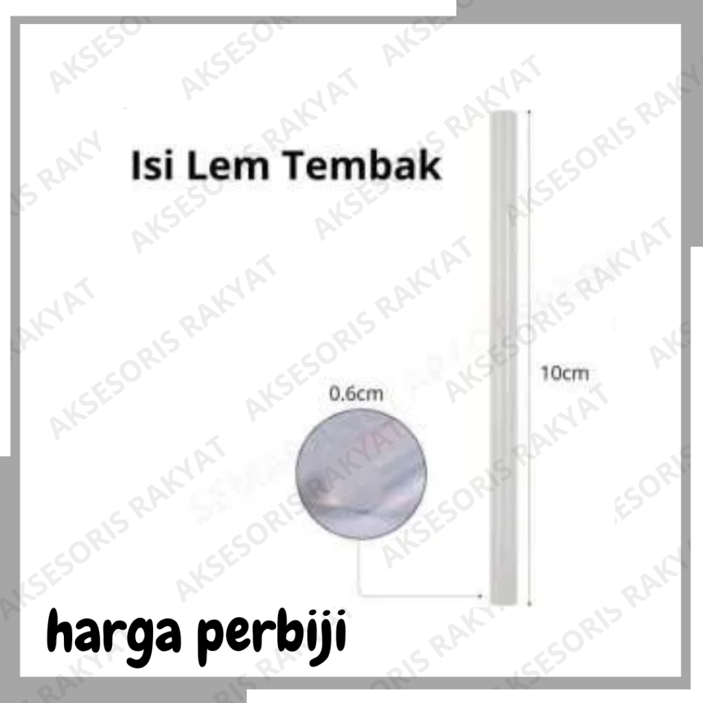 

ISI LEM TEMBAK 10CM Glue Stik Bakar Kecil Refill Melt Gun Stick Murah