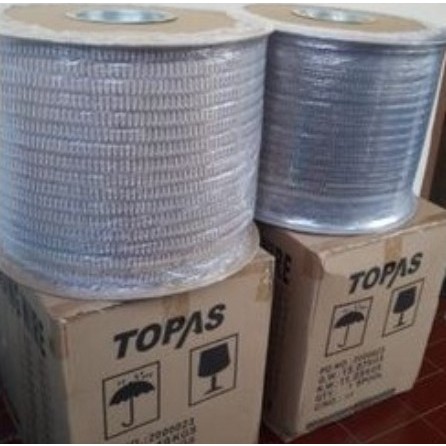 

Ring kawat spriral jilid PUTIH, 7/16 Spool / Roll Gulungan